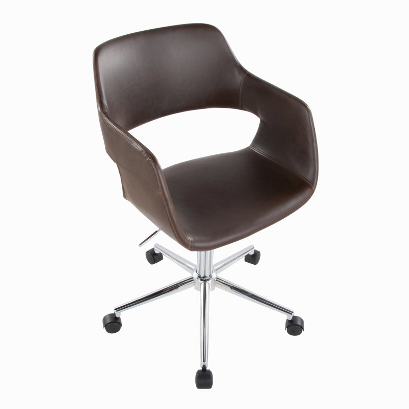 Chaise de bureau Contemporary, Espresso