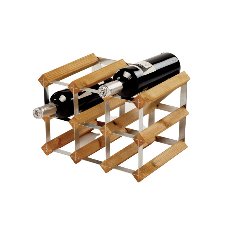 9BT Assembled Winerack, Light Oak