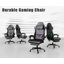 Fauteuil de jeu ergonomique avec siège à ressorts ensachés et repose-pieds, fauteuil d'ordinateur inclinable à 90 ° -155 ° avec support lombaire à massage, capacité de 350 lb, appui-tête réglable et accoudoirs liés-797948968