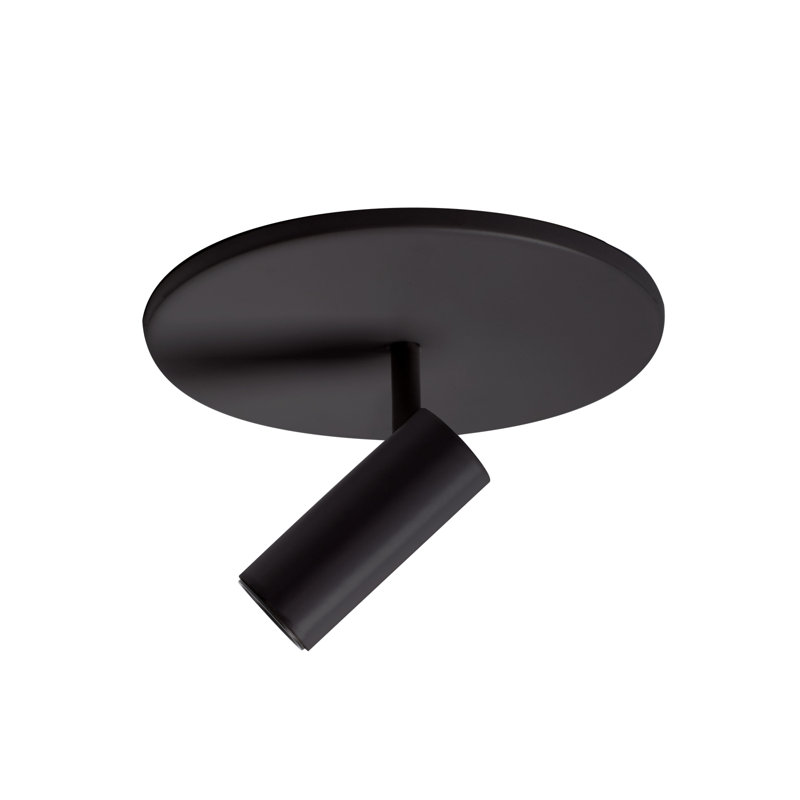 1 - Light LED Spotlight, Black, 3.75" H x 4.38" W