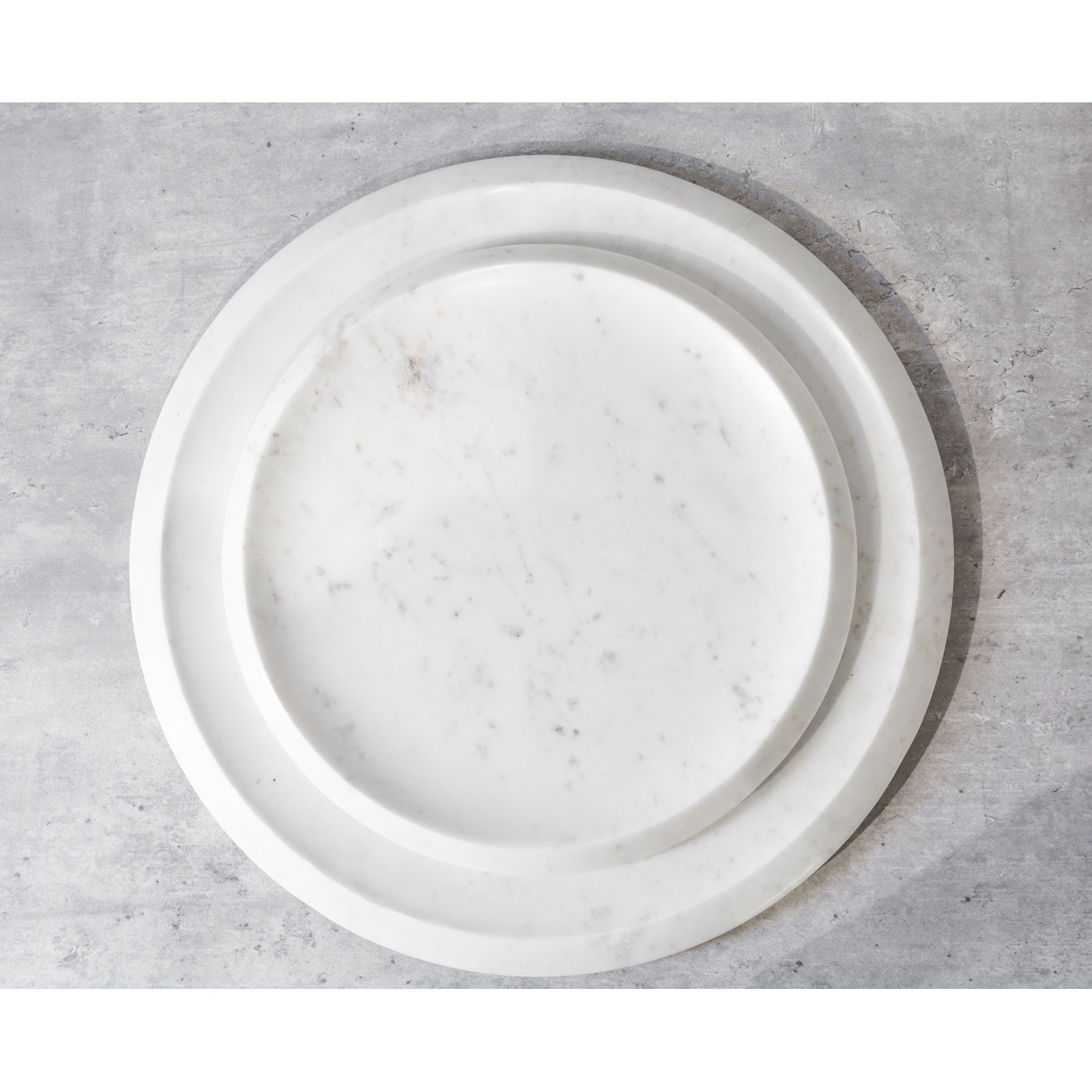 Matheson Marble Tray - Set of 1, 1" H x 16" W x 16" D