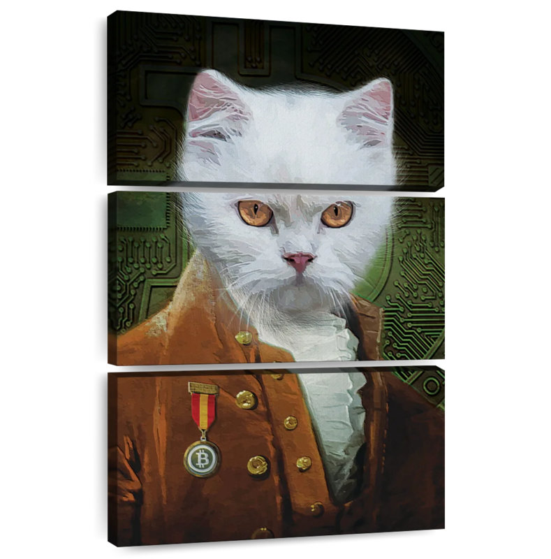 Ketti Cat In Clothes, 65" H x 42" W