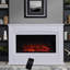 built-in electric fireplace