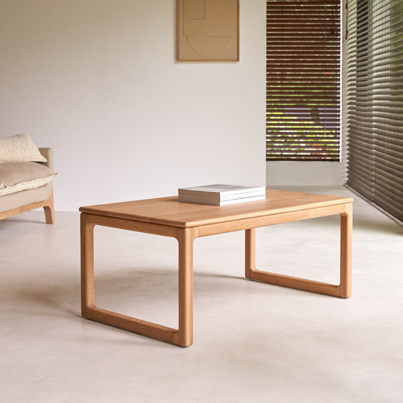 Arto Solid Wood Coffee Table, Natural wood