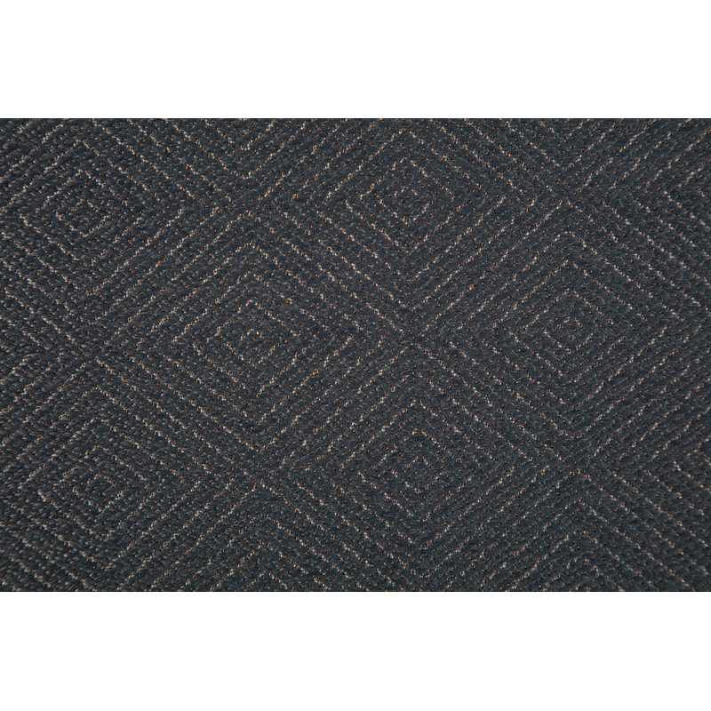 Gray Rectangular PVC and Polyester Office Chair Mat