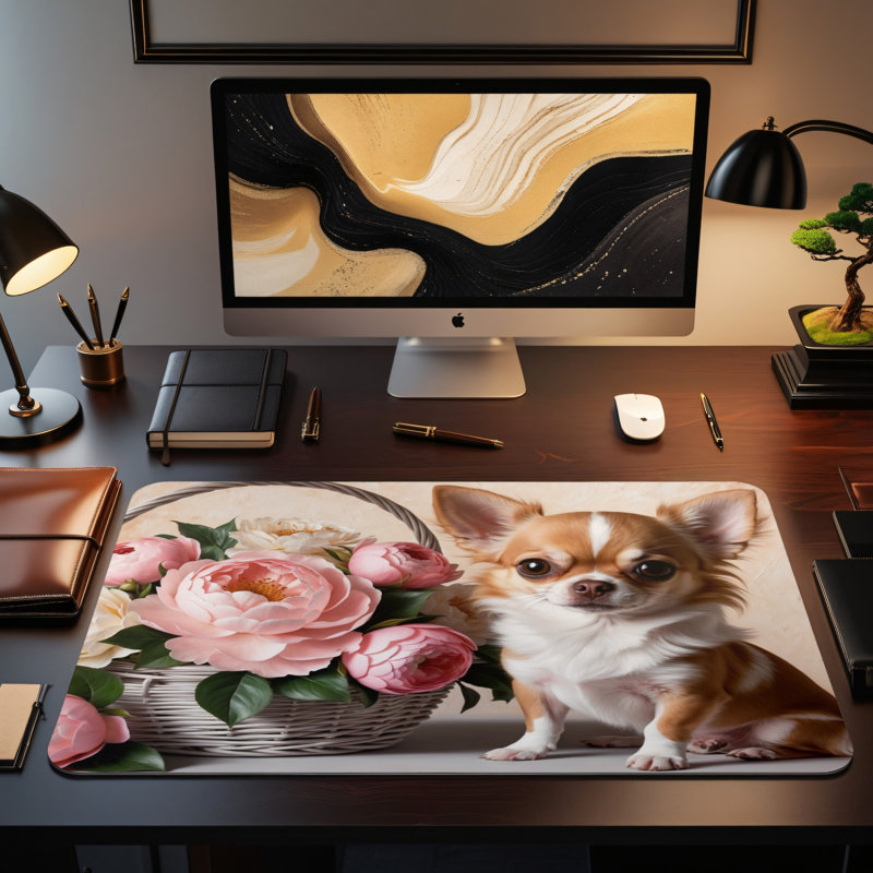 Polyester Desk Pad, 31.5x15.5