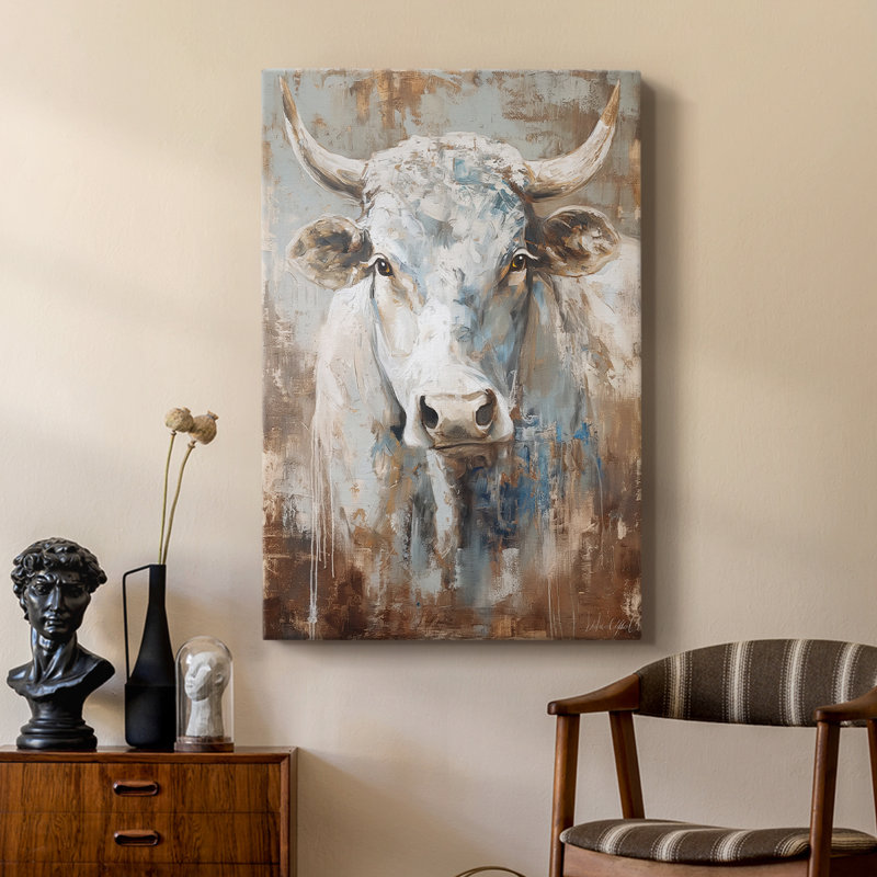 ANIMALS Series CXLI - Toile tendue avec châssis Premium - Prêt à être accroché, H 27 po x l 18 po