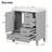 Rahela 30.01'' Single Bathroom Vanity with Solid Wood Top-2141179374