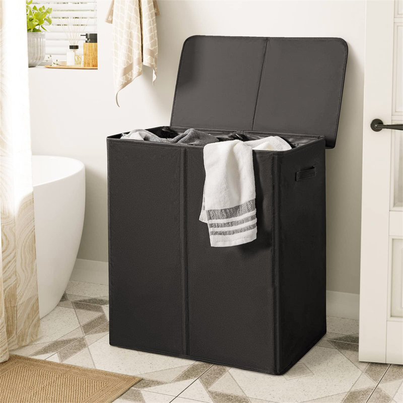 Laundry Sorter with Handles, Black