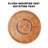 Dani Solid Wood Round Patio Table with Built-In Lazy Susan-1341570959