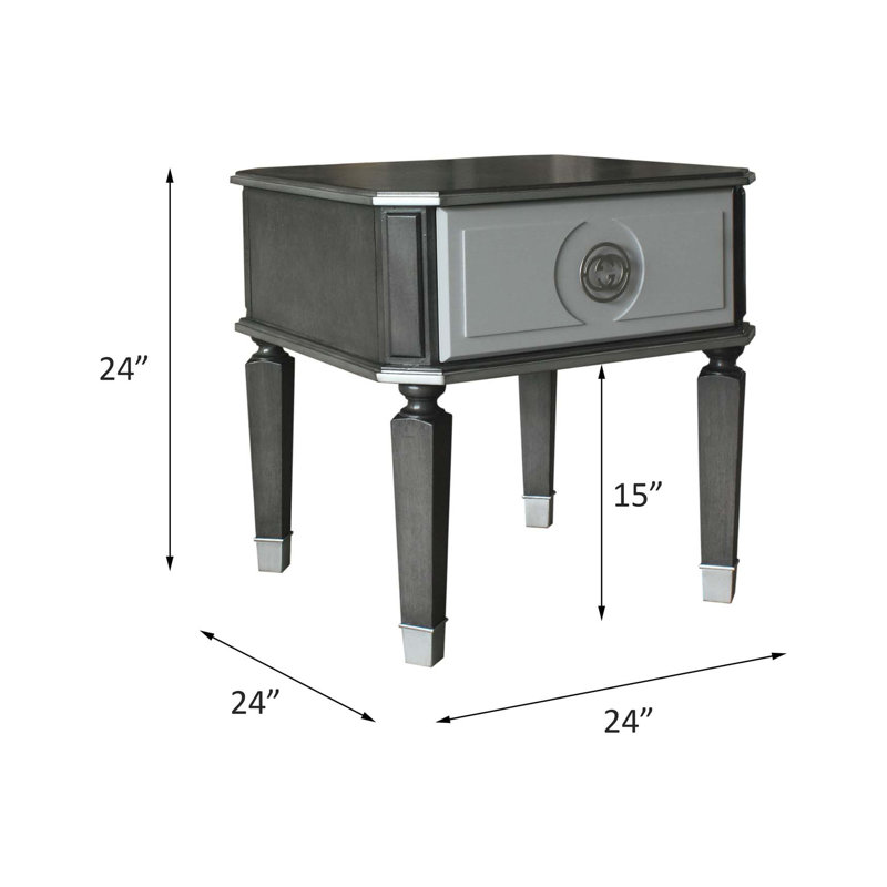 1 Drawer End Table