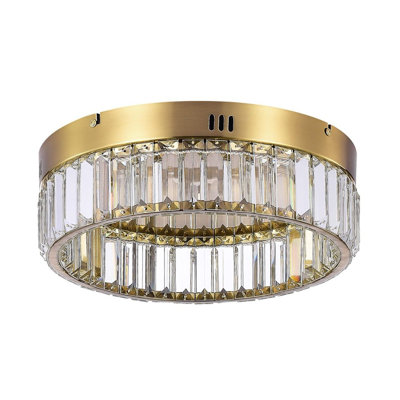 Crystal LED Flush Mount