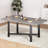 Aveline Extendable Dining Table 47" To 63" - Expandable Table With X-Brace Metal Legs, Smooth Glide Mechanism, Seats 6-8, Space Saving For Small Areas-1729378922