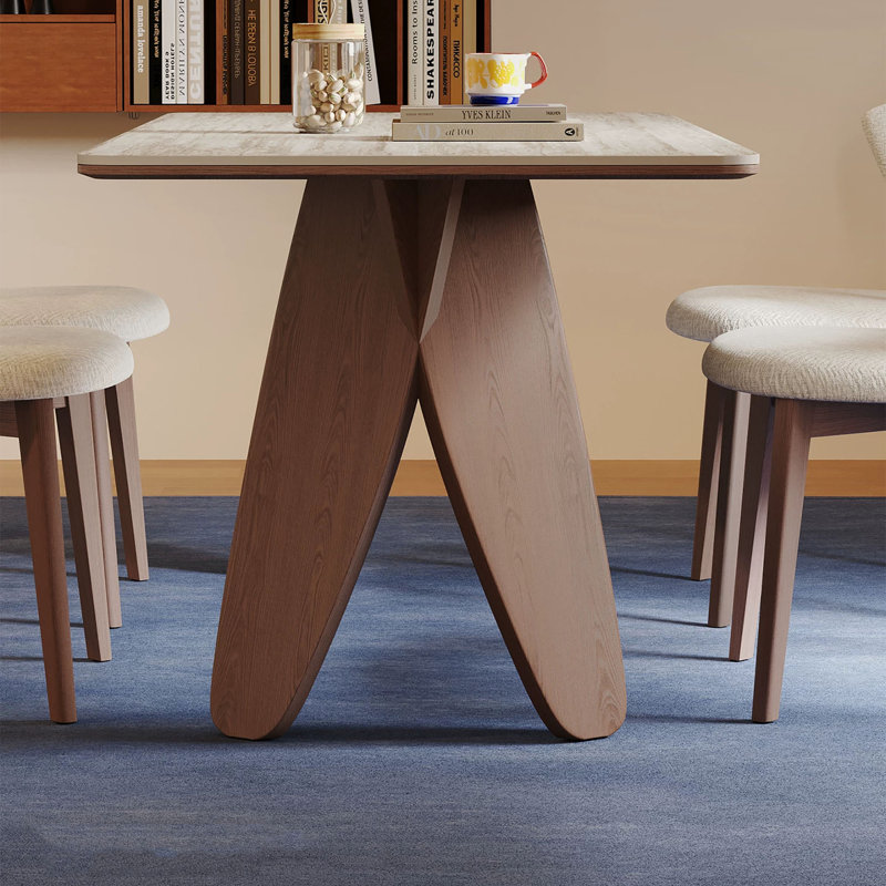 Table en dalles de noyer Wabi-Sabi, 29.5" H x 55.1" W x 31.5" D