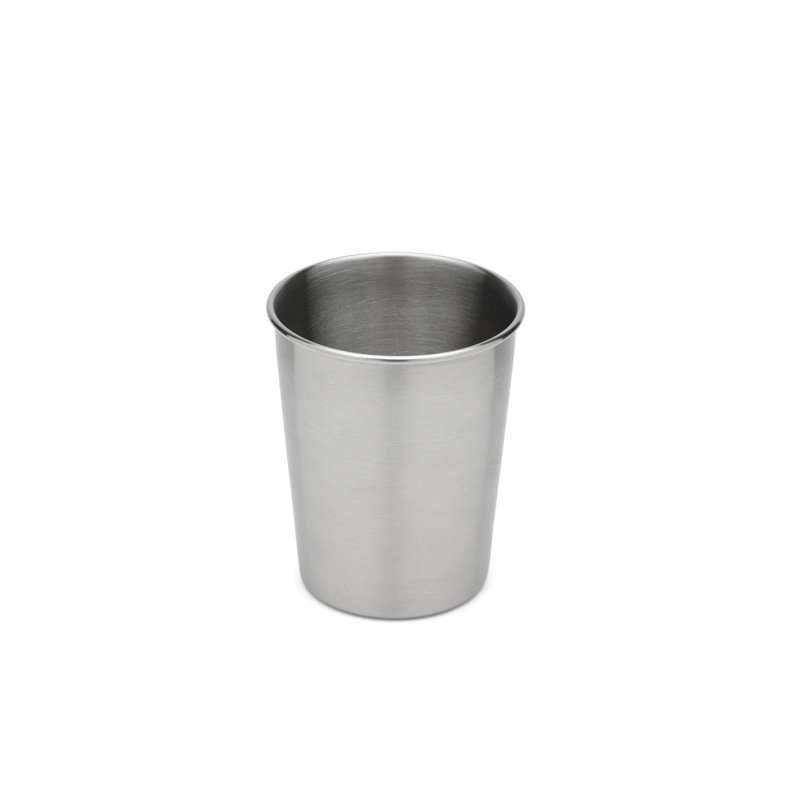 8oz. Stainless Steel Drinking Glass Set