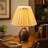 Handcrafted Meadow Striped Cotton Yellow Lampshade