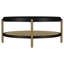 Benson Round Coffee Table With Storage Shelf-1921878050