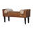 Solid Wood Chester Buffalo Bench