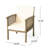 2Pcs Wood Outdoor Club Chairs - Stylish And Practical Hand Crafted For Quality-120996039-120996037