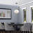 Collina 1-Light Dimmable Globe Glass Pendant-66203351
