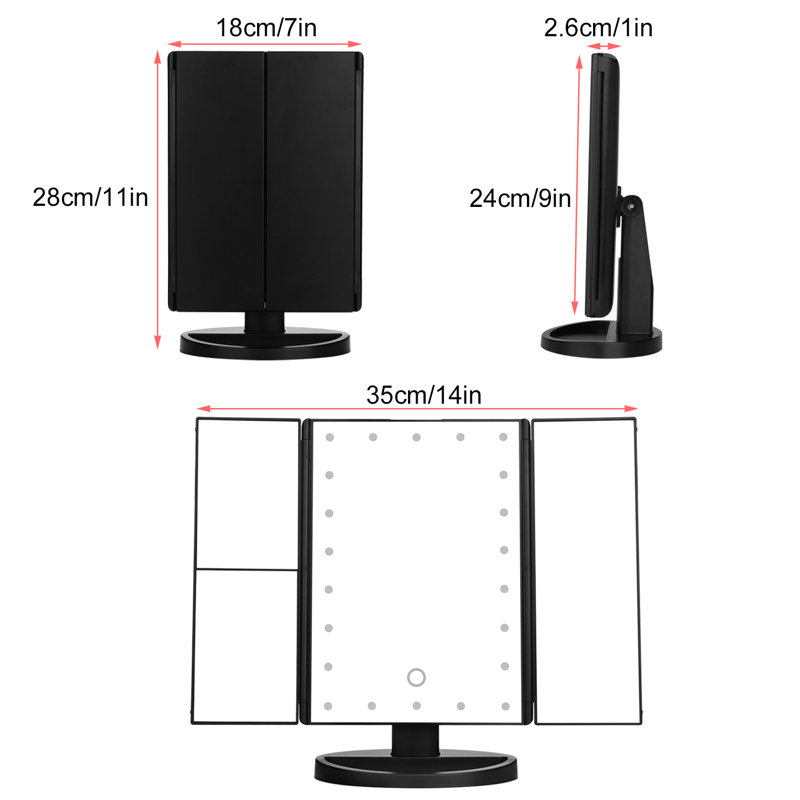 Jauli Flat LED Mirror