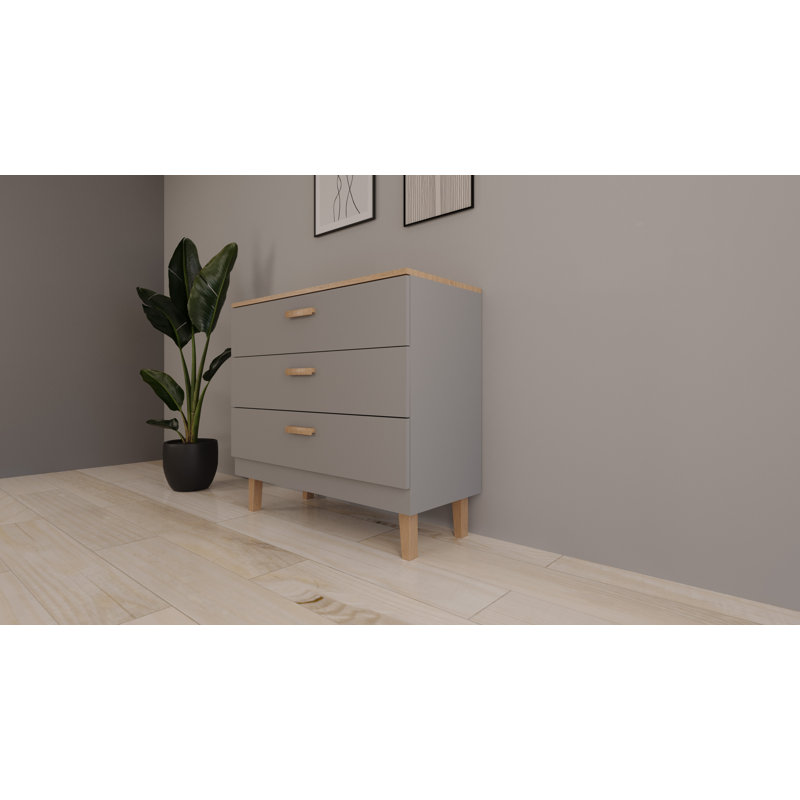 Amirah 100cm Sideboard, Grey/Brown