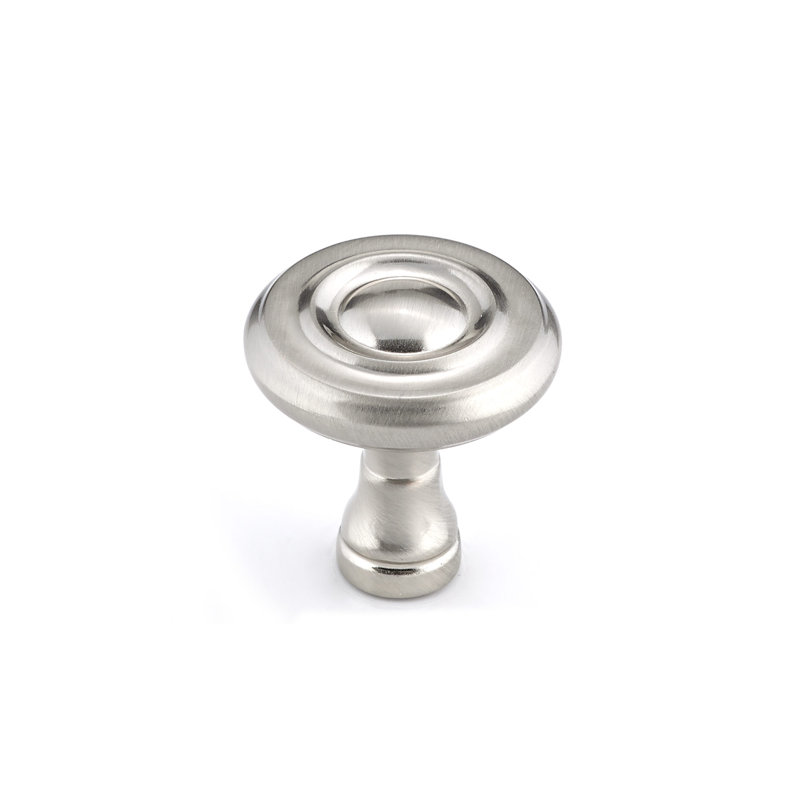 Expression 1 5/16" Diameter Round Knob, Brushed Nickel