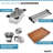 Ruvati 33" Apron-front Workstation Low-Divide  60/40 Farmhouse Kitchen Sink Stainless Steel