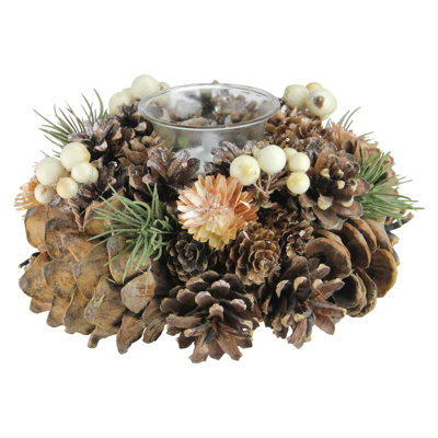 Porte-bougie de Noël 7,25 po