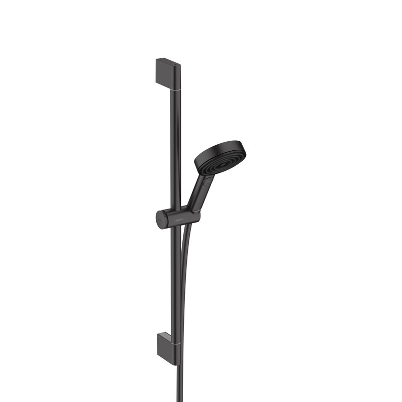 hansgrohe Pulsify S Wallbar Set 105 3-Jet, 1.75 GPM, Matte Black