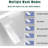 Advanced Smart Toilet Bidet - Auto Open/Close Lid, Foot Sensor, Move Washing Mode, White With Led Display Screen, Warm Air ,