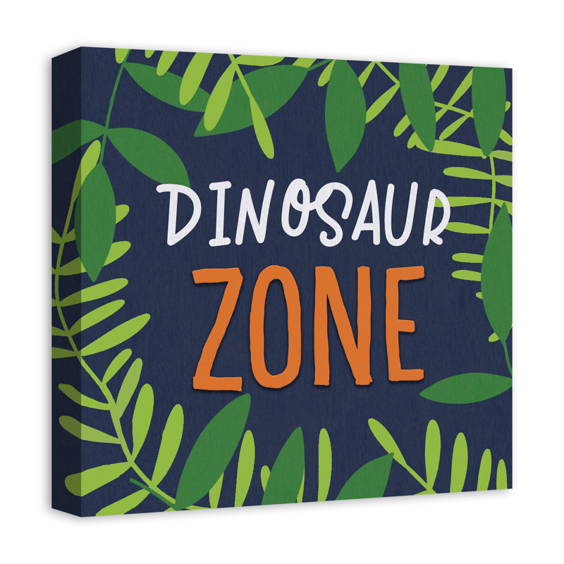 «Dinosaur Zone», reproduction sur toile, H 16 po x l 16 po x P 1,25 po