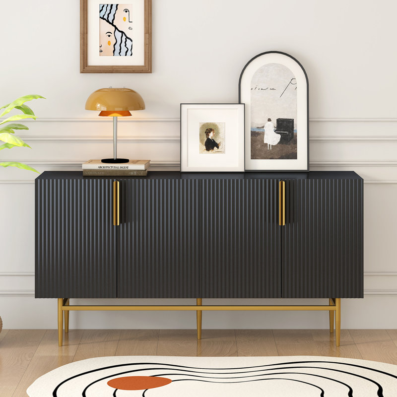 Prahlad 60'' Console Table, White