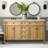 Rivers 60'' Double Bathroom Vanity with Marble Top-339834309