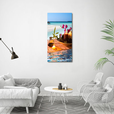 Orchid And Bamboo - Wrapped Canvas Print