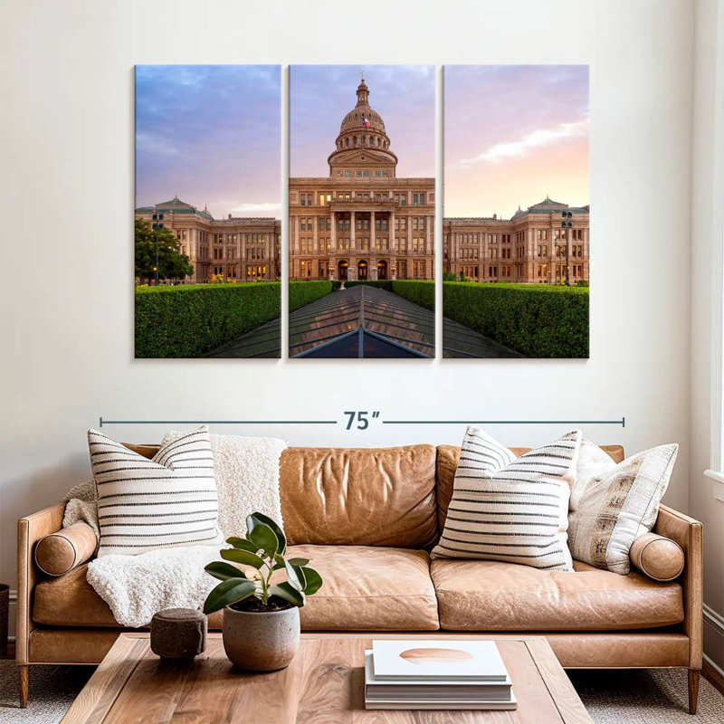Iconic Texas Capitol, H 42 po x l 65 po