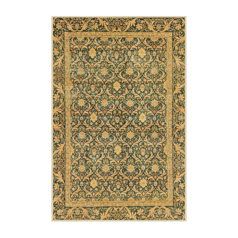Abstract Indoor Rug, Rectangle 4' x 6'