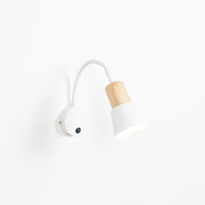 Burkhart Solid Wood Plug-in Spotlight