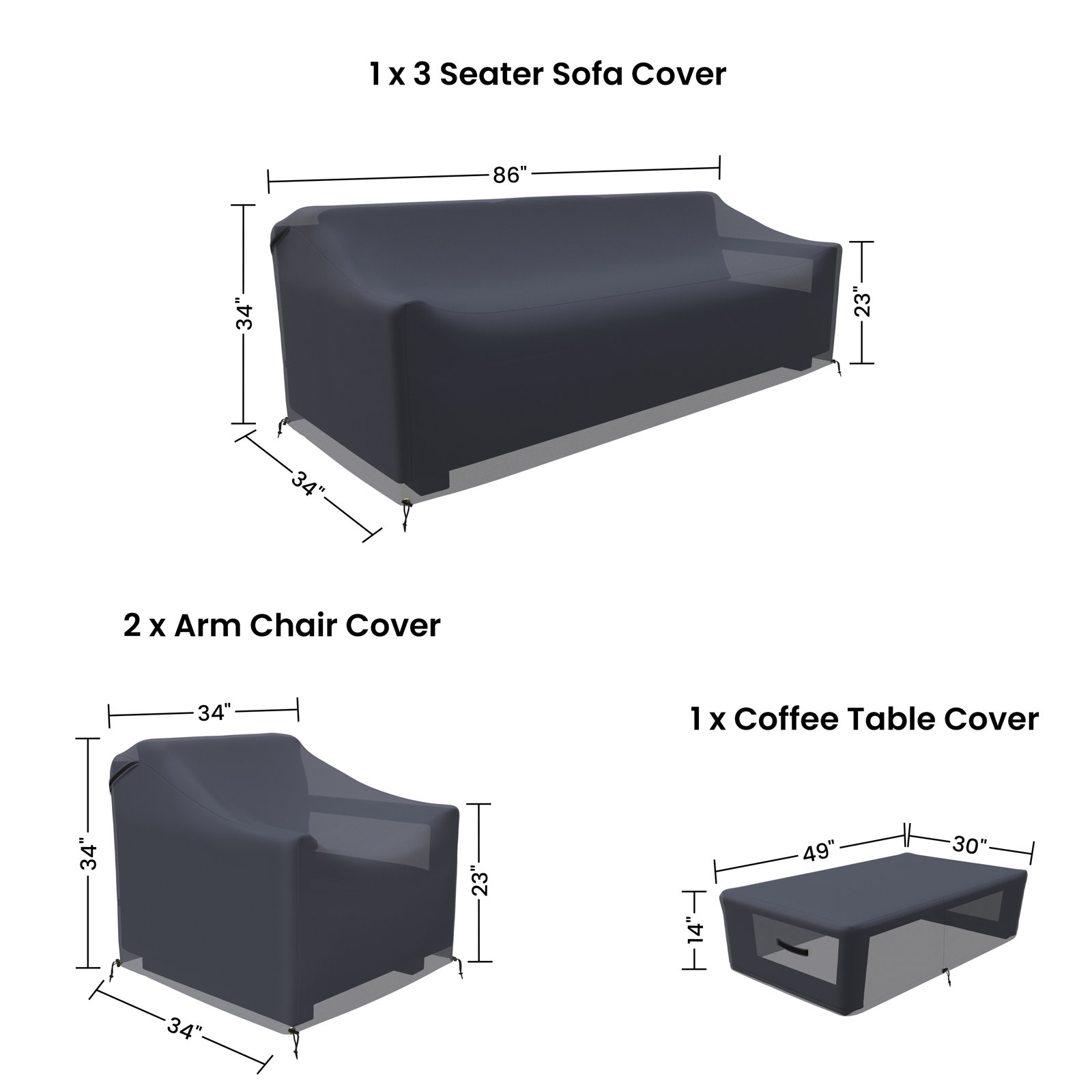 Outdoor Patio Group Seating Cover