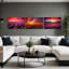 3 Piece Wrapped Canvas Wall Art