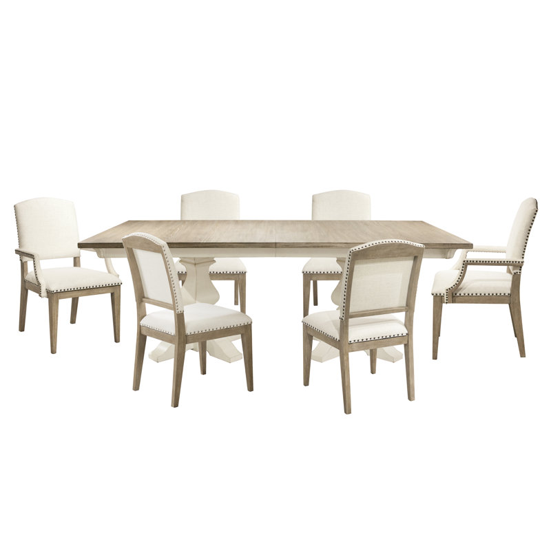 Marlys Extendable Pedestal Dining Set