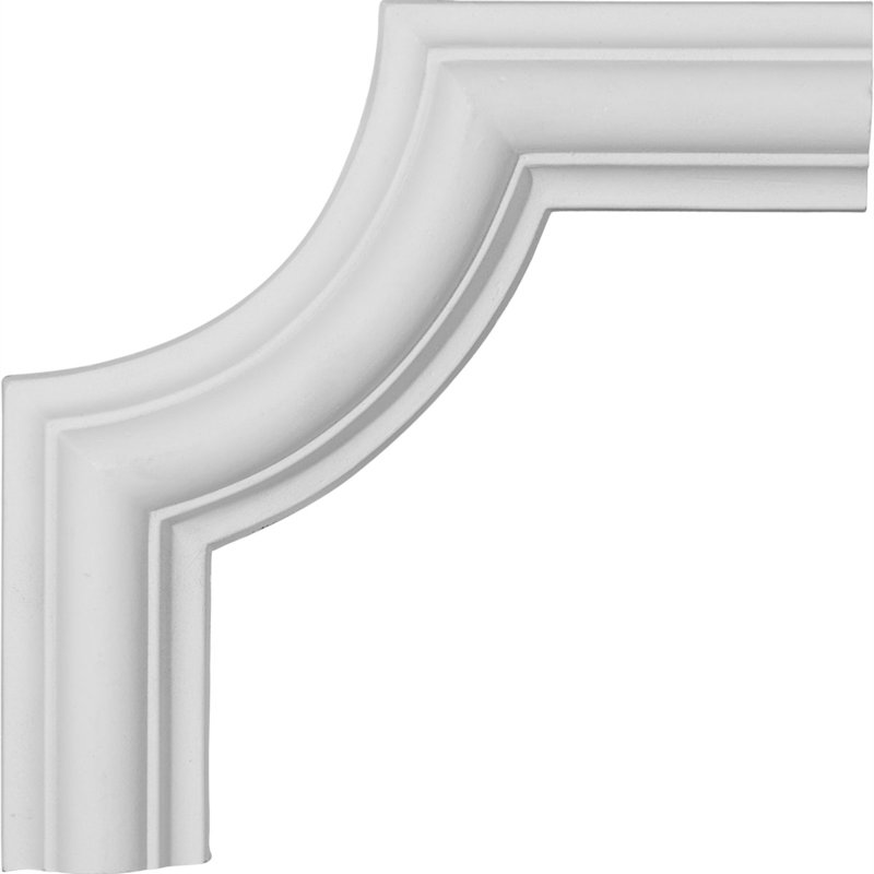 6 1/8" White Polyurethane Ashford Panel Moulding Corner