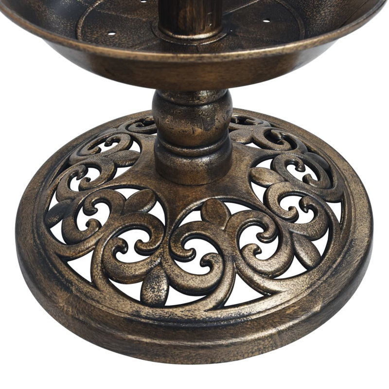 Wyeth Plastic / Acrylic Tiered Birdbath