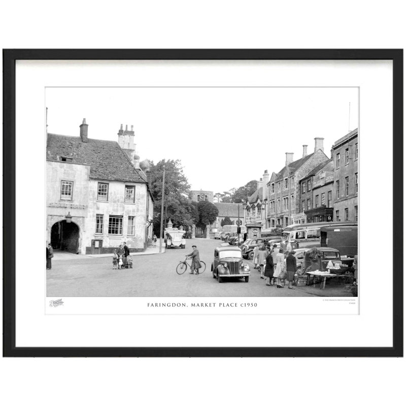 Faringdon, Market Place C1950 by Francis Frith - Single Picture Frame Print, 45cm H x 60cm W x 2.3cm D