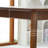 Nut-brown Rectangular Solid Wood Dining Table-1730151562