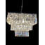 Lustre carré / rectangulaire en cristal à 5 lumières à intensité variable Jlah-1615221231