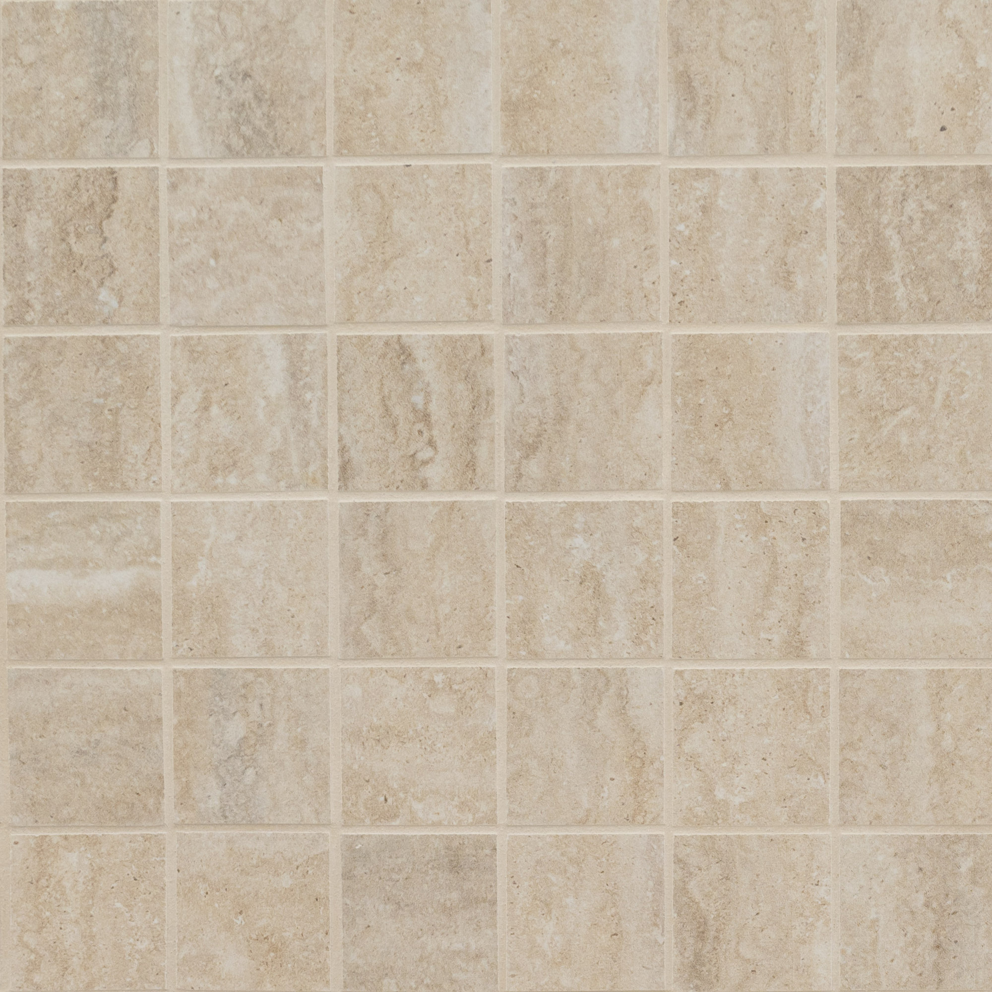 Linden Grid 12 in. x 12 in. Matte Porcelain Mosaic Floor and Wall Tile, Roan