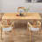 Burlywood Rectangular Solid Dining Table For Dining Room/Kitchen-1388590594