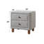 Table de chevet Cleo Grey Boucle
