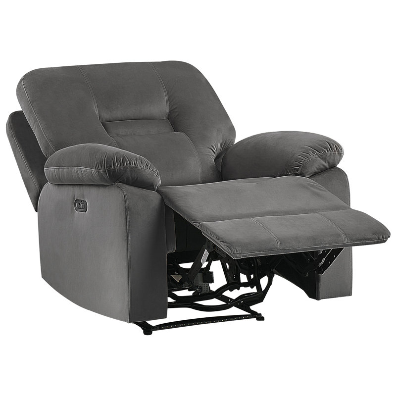 Aldea Velvet Armchair, Grey